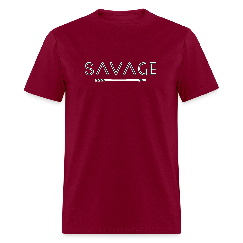 Savage Vibes T-Shirt – Bold and Edgy Streetwear Tee Unisex Classic T-Shirt - burgundy