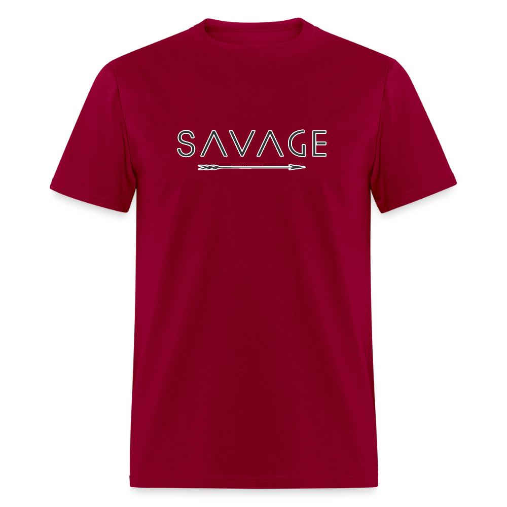 Savage Vibes T-Shirt – Bold and Edgy Streetwear Tee Unisex Classic T-Shirt - dark red