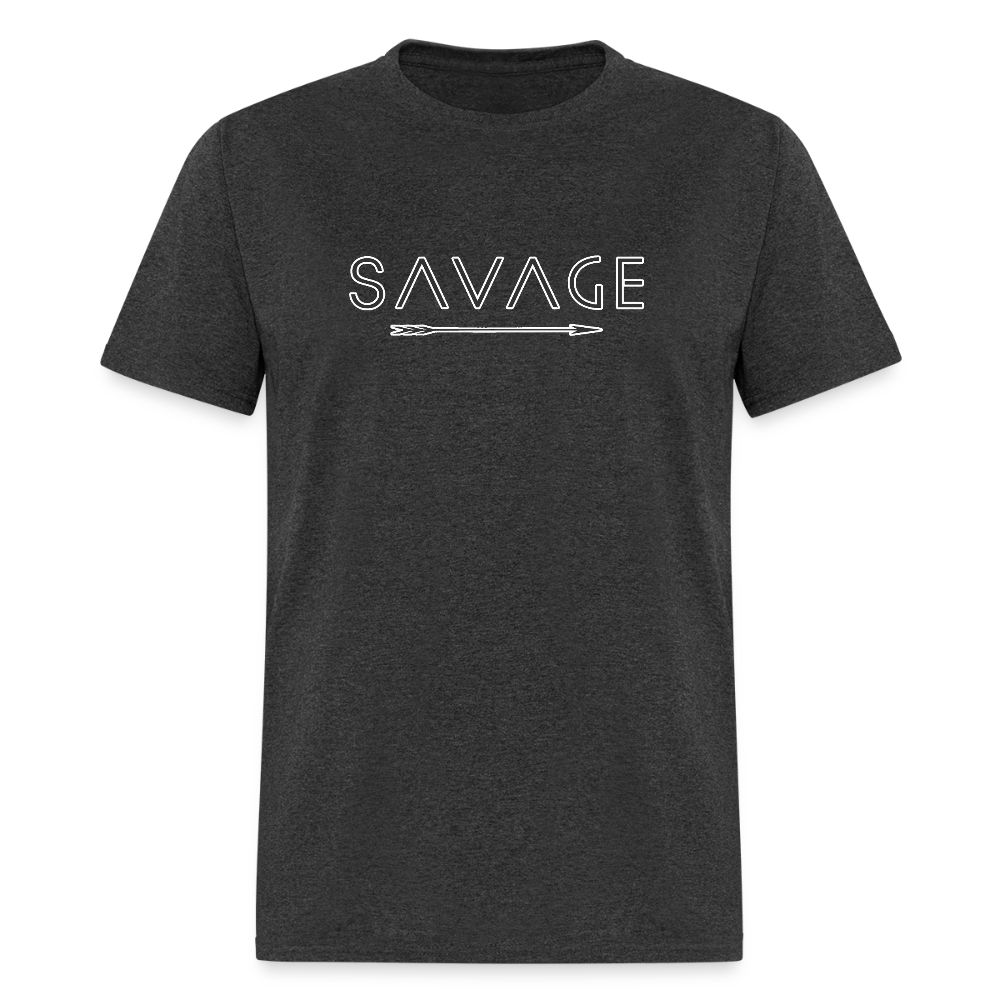 Savage Vibes T-Shirt – Bold and Edgy Streetwear Tee Unisex Classic T-Shirt - heather black