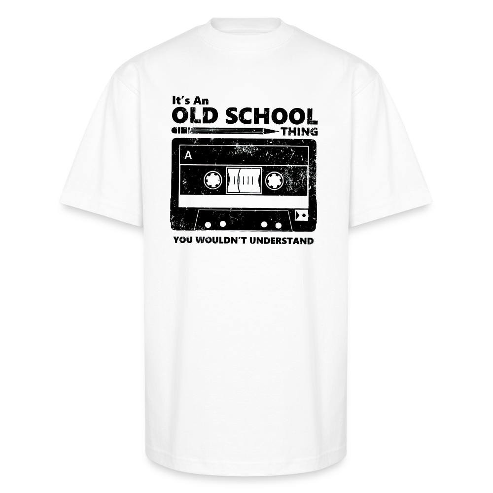 Streetwear T-Shirt: Retro 80s Cassette Tape Graphic | 'It's an 80s Thing, You Wouldn't Understand' Design" - white