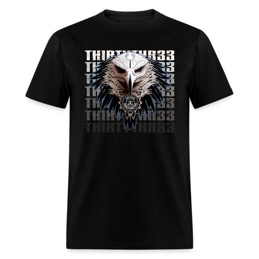 ThirtyThr33 eagle print - black