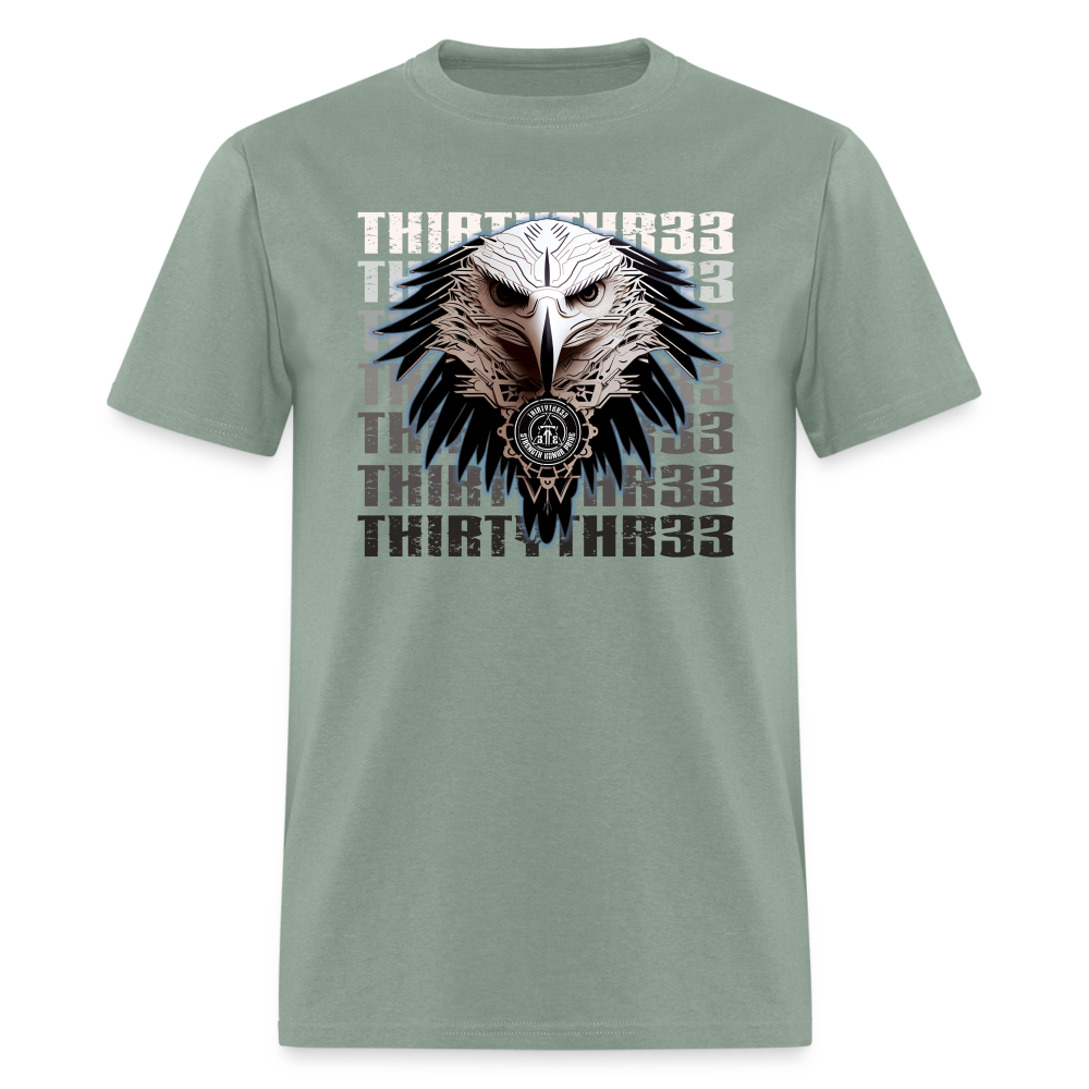 ThirtyThr33 eagle print - sage