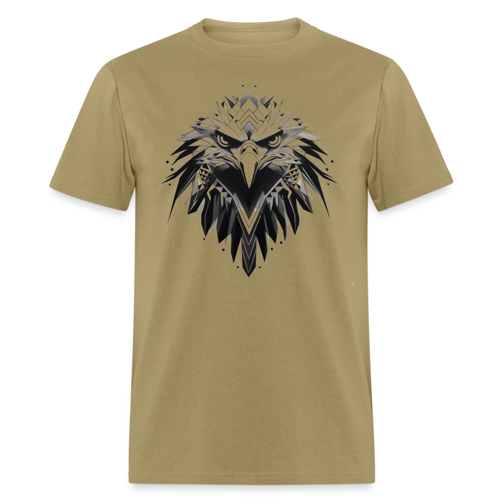 Screaming eagle print tshirt - khaki